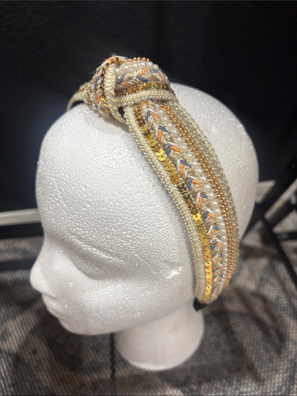 NEW Cream Sparkle Headband